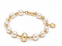 Pulseira Pérola Dourada